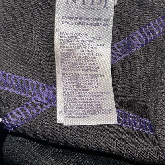 NYDJ Not Your Daughters Jeans Women Marilyn Straight Ponte Pant 8P Piedmont Gray - Picture 10 of 11